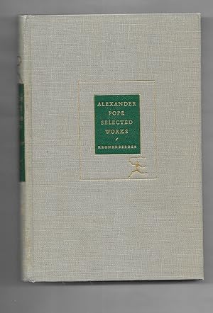 Seller image for Alexander Pope Selected Works for sale by Gyre & Gimble