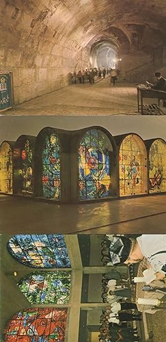Seller image for Jerusalem Holy Tours Marc Chagall Windows Isreal 3x Postcard s for sale by Postcard Finder