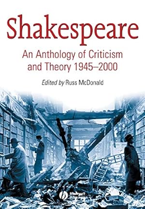 Seller image for Shakespeare: An Anthology of Criticism and Theory 1945-2000 for sale by Pieuler Store