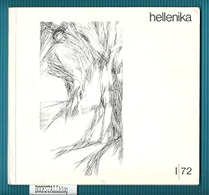 Hellenika I/72 : Zeitschrift fur deutsch-griechische kulturelle und wirtschaftliche Zusammenarbei...