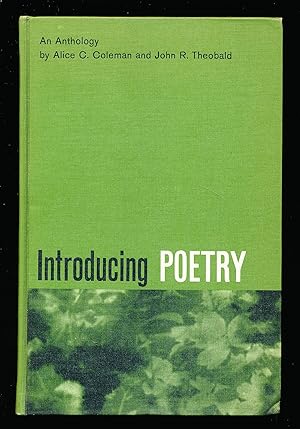 Image du vendeur pour Introducing Poetry: An Anthology mis en vente par Paradox Books USA