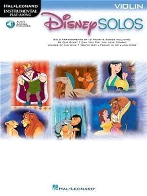 Seller image for Disney Solos Violin Book: Sheet Music for Violin (Includes Online Access Code) for sale by Pieuler Store