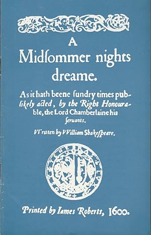 Bild des Verkufers fr Programmheft William Shakespeare A MIDSOMMER NIGHTS DREAM Premiere 7. Februar 1974 Groes Haus ( Ein Sommernachtstraum ) zum Verkauf von Programmhefte24 Schauspiel und Musiktheater der letzten 150 Jahre