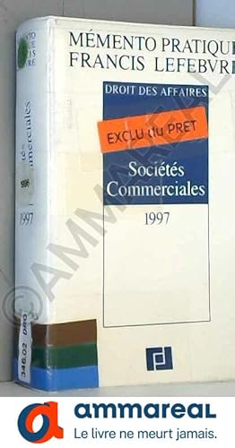 Seller image for Droit des affaires : Socits commerciales, 1997 for sale by Ammareal