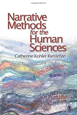 Imagen del vendedor de Narrative Methods for the Human Sciences a la venta por Pieuler Store