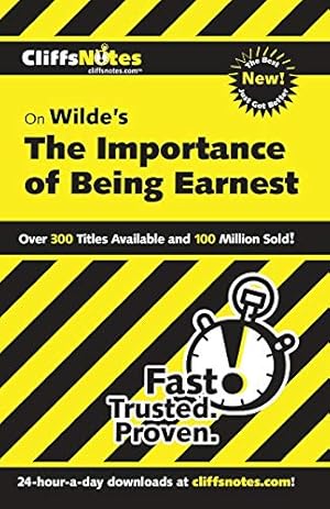 Seller image for CliffsNotes Wilde's The Importance of Being Earnest (Cliffsnotes Literature Guides) for sale by Pieuler Store