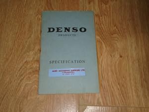 Denso Products Specification