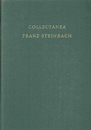 Bild des Verkufers fr Collectanea Franz Steinbach. zum Verkauf von Antiquariat Bernhardt