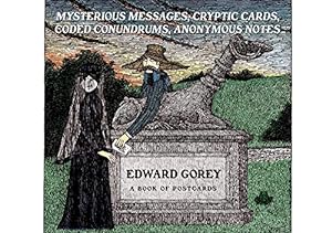 Immagine del venditore per Edward Gorey Mysterious Messages Cryptic Cards Coded Conundrums Anonymous Notes Book of Postcards Aa649 venduto da Pieuler Store