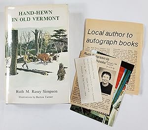 Imagen del vendedor de Hand-Hewn in Old Vermont a la venta por Resource Books, LLC