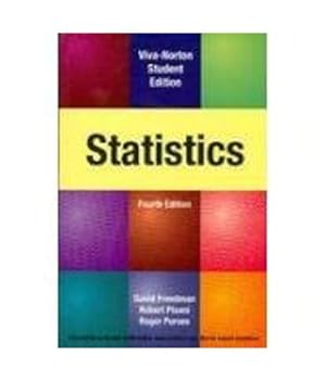 Seller image for Statistics, 4th Edition for sale by Pieuler Store