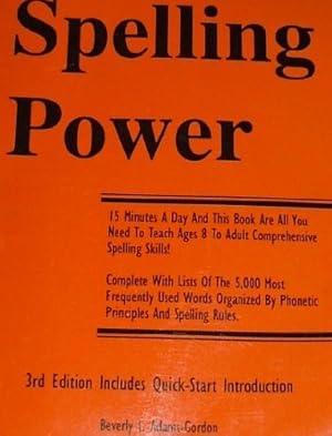 Seller image for Spelling Power for sale by Pieuler Store