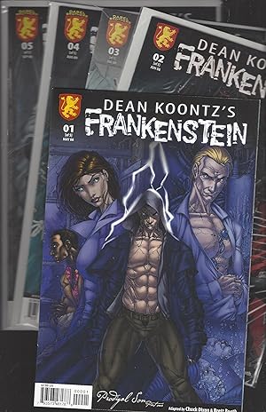Bild des Verkufers fr Frankenstein Book 1: Prodigal Son - Comic Books #1-5 Set & Jetpack Comics Exclusive alt cover #1 & 2008 Preview (proof) - total of 7 issues zum Verkauf von Far North Collectible Books