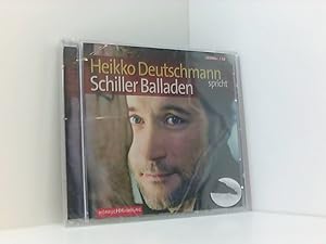 Bild des Verkufers fr Heikko Deutschmann spricht Schiller Balladen: 1 CD zum Verkauf von Book Broker