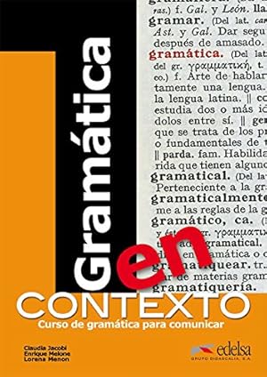 Seller image for Gram?tica en contexto (Gram?tica - J?venes y adultos - Gram?tica en contexto - Nivel A1-B2) (French Edition) for sale by Pieuler Store