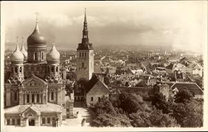 Ansichtskarte / Postkarte Tallinn Reval Estland, Alexander Newski Kathedrale, Panorama