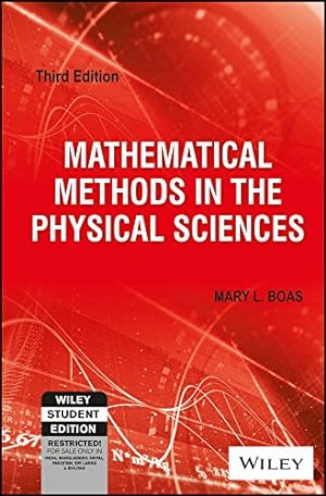 Seller image for Mathematical Methods in the Physical Sciences for sale by Pieuler Store