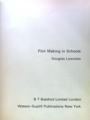 Seller image for Film Making in Schools; for sale by books4less (Versandantiquariat Petra Gros GmbH & Co. KG)