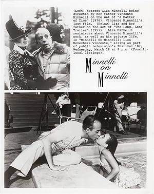Bild des Verkufers fr Minnelli on Minnelli: Liza Remembers Vincente (Original compilation photograph of Liza Minnelli and Vincente Minnelli from the 1987 television film) zum Verkauf von Royal Books, Inc., ABAA
