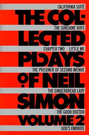 Imagen del vendedor de The Collected Plays of Neil Simon: Volume 2 a la venta por Pieuler Store