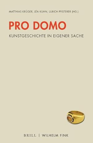 Imagen del vendedor de Pro domo : Kunstgeschichte in eigener Sache a la venta por AHA-BUCH GmbH