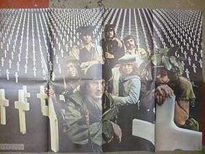 Poster 1971 Anti-War Chicago Music Band LP Plakat