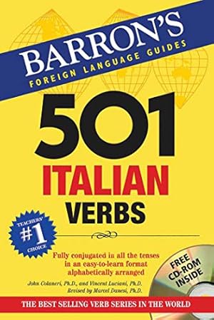 Seller image for 501 Italian Verbs: with CD-ROM (501 Verb Series) for sale by Pieuler Store