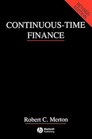 Immagine del venditore per Continuous-Time Finance venduto da Pieuler Store