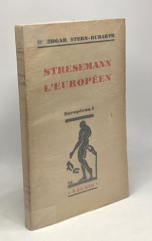 Stresemann l'Européen - traduit par Nicole Rais