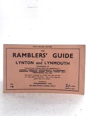 Seller image for Ramblers' Guide to Lynton and Lynmouth District for sale by World of Rare Books