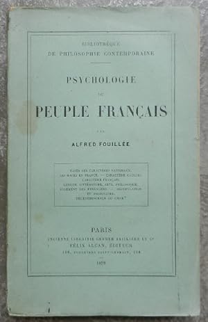 Psychologie du peuple français.