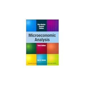 Imagen del vendedor de Microeconomic Analysis (EDN - 3) a la venta por Pieuler Store