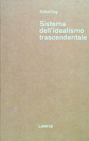 Bild des Verkufers fr Sistema dell'idealismo trascendentale zum Verkauf von Librodifaccia