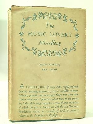 Seller image for The Music Lover's Miscellany for sale by World of Rare Books