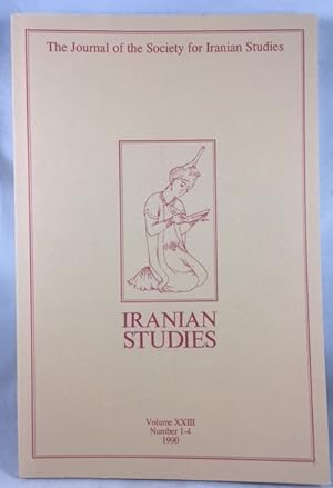 Immagine del venditore per Iranian Studies: The Journal of the Society of Iranian Studies. Vol. 23, Numbers 1-4, 1990 venduto da Great Expectations Rare Books