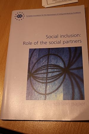 Seller image for Social Inclusion: Role of the social partners for sale by Orb's Community Bookshop