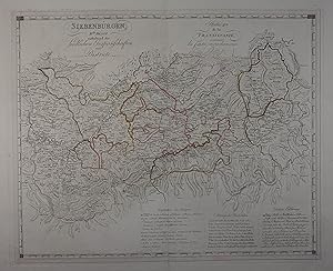 Siebenbürgen; IItes Blatt, enthaltend die Südlichen Gespanschaften und Districte. (Entworfen von ...