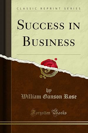 Seller image for Success in Business (Classic Reprint) for sale by Forgotten Books