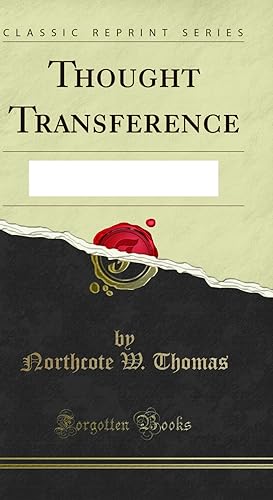 Imagen del vendedor de Thought Transference (Classic Reprint) a la venta por Forgotten Books