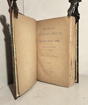 Manual Bibliographico Portuguez de livros raros classicos e curiosos cordenado por Ricardo Pinto ...