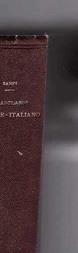 Bild des Verkufers fr Vocabolario milanese-italiano zum Verkauf von Usatopoli libriusatierari