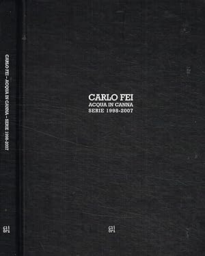 Bild des Verkufers fr Carlo Fei. Acqua in canna serie 1998-2007 zum Verkauf von Biblioteca di Babele