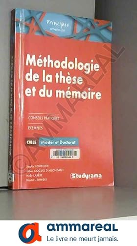 Seller image for Mthodologie de la thse et du mmoire for sale by Ammareal