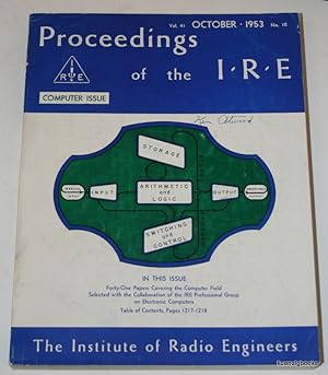 Bild des Verkufers fr [Famous IRE COMPUTER ISSUE] "Computers and Automata" WITH "Machine Aid for Switching Circuit Design" WITH "Influence of Programming Techniques on the Design of Computers" and over thirty-five other articles zum Verkauf von Kuenzig Books ( ABAA / ILAB )