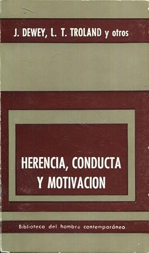 Seller image for Herencia, conducta y motivacin for sale by Rincn de Lectura