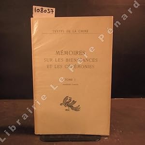 Seller image for Li Ki. Mmoires sur les biensances et les crmonies. Tome I, premire partie. for sale by Librairie-Bouquinerie Le Pre Pnard