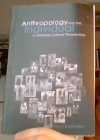 Seller image for Anthropology and the Individual. A Material Culture Perspective for sale by Erik Oskarsson Antikvariat
