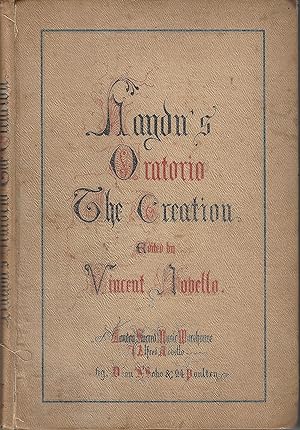 The Creation in vocal score with a separate accompaniment for the organ or pianoforte