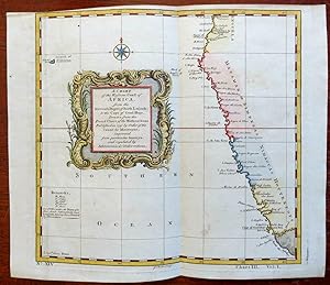 West Coast of Africa Congo St. Helena 1745 G. Childs engraved map