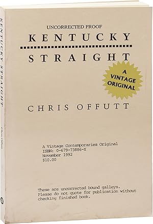 Seller image for Kentucky Straight (Uncorrected Proof) for sale by Royal Books, Inc., ABAA